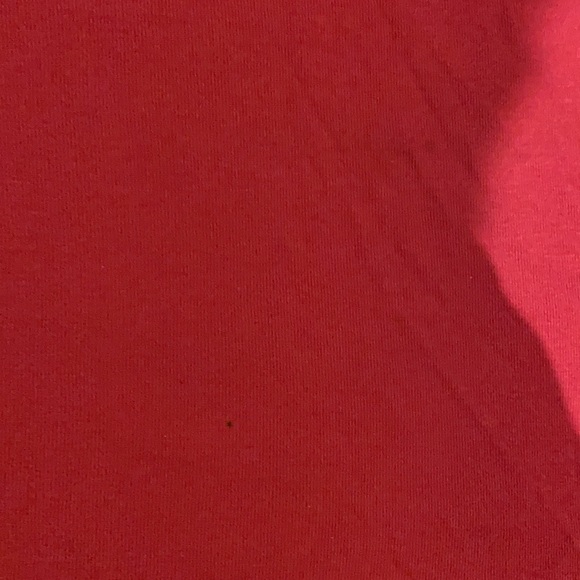 High line burgundy long V neck sleeve less casual blouse dress  M - Picture 10 of 15